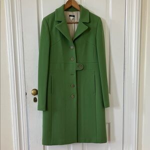 J. Crew Green Women's Wool Coat